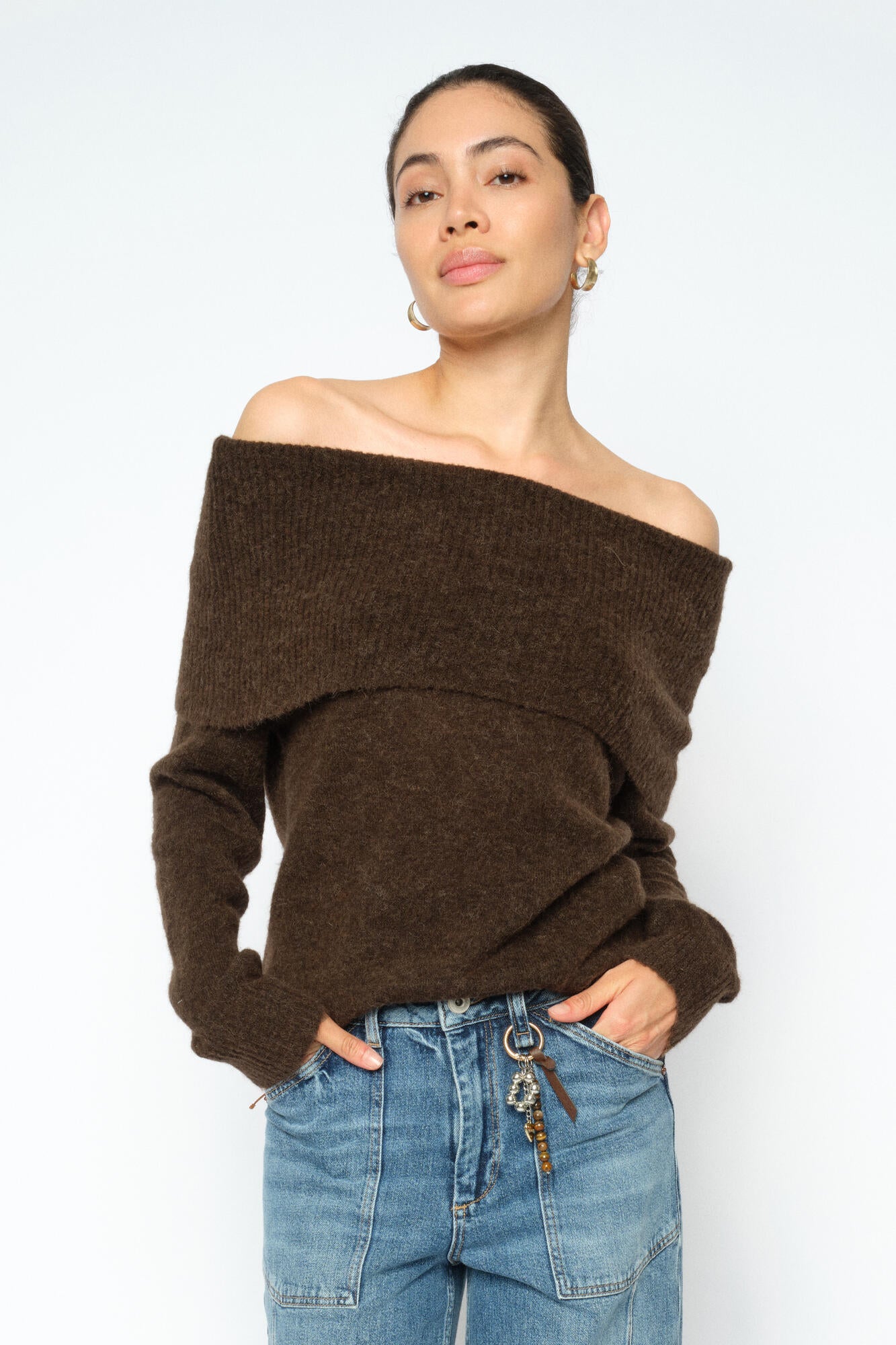 Mape Off-Shoulder strik - Delicioso