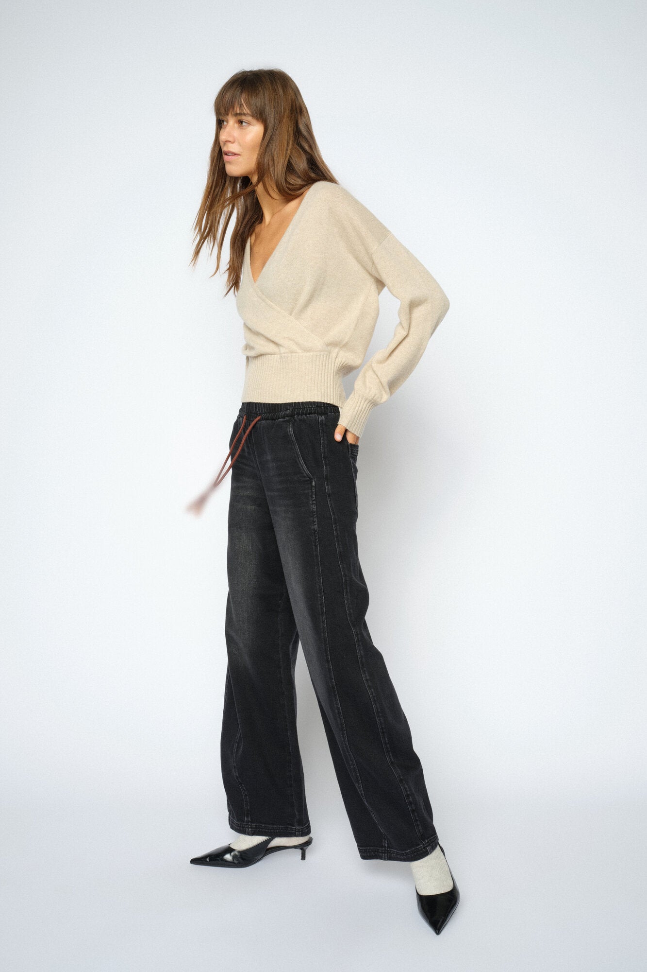 Giulia Jog jeans - sort