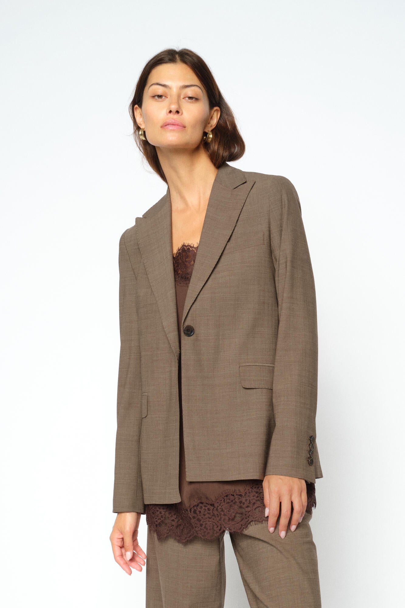 Lucey Dynamic Luxe blazer - Falcon
