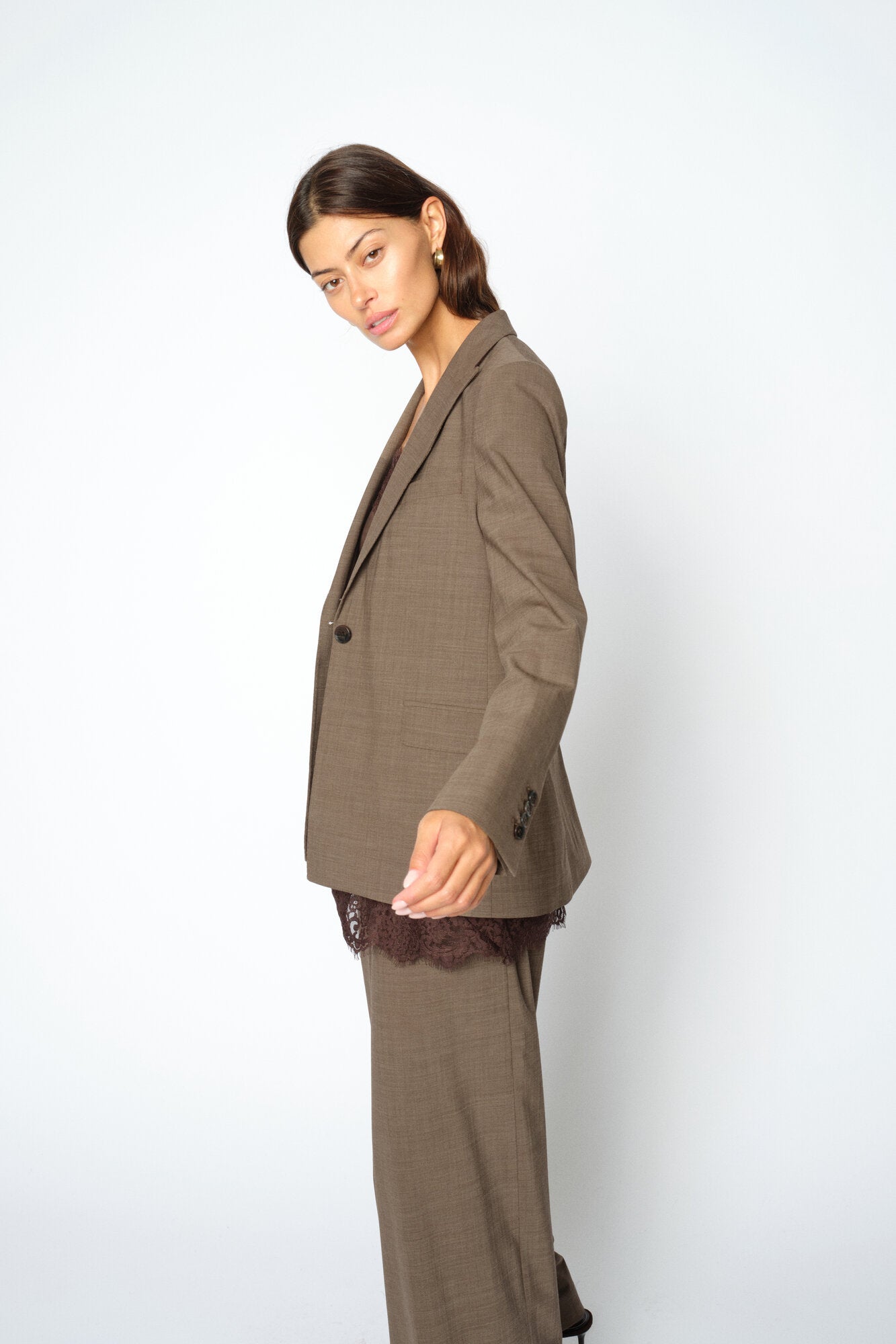 Lucey Dynamic Luxe blazer - Falcon