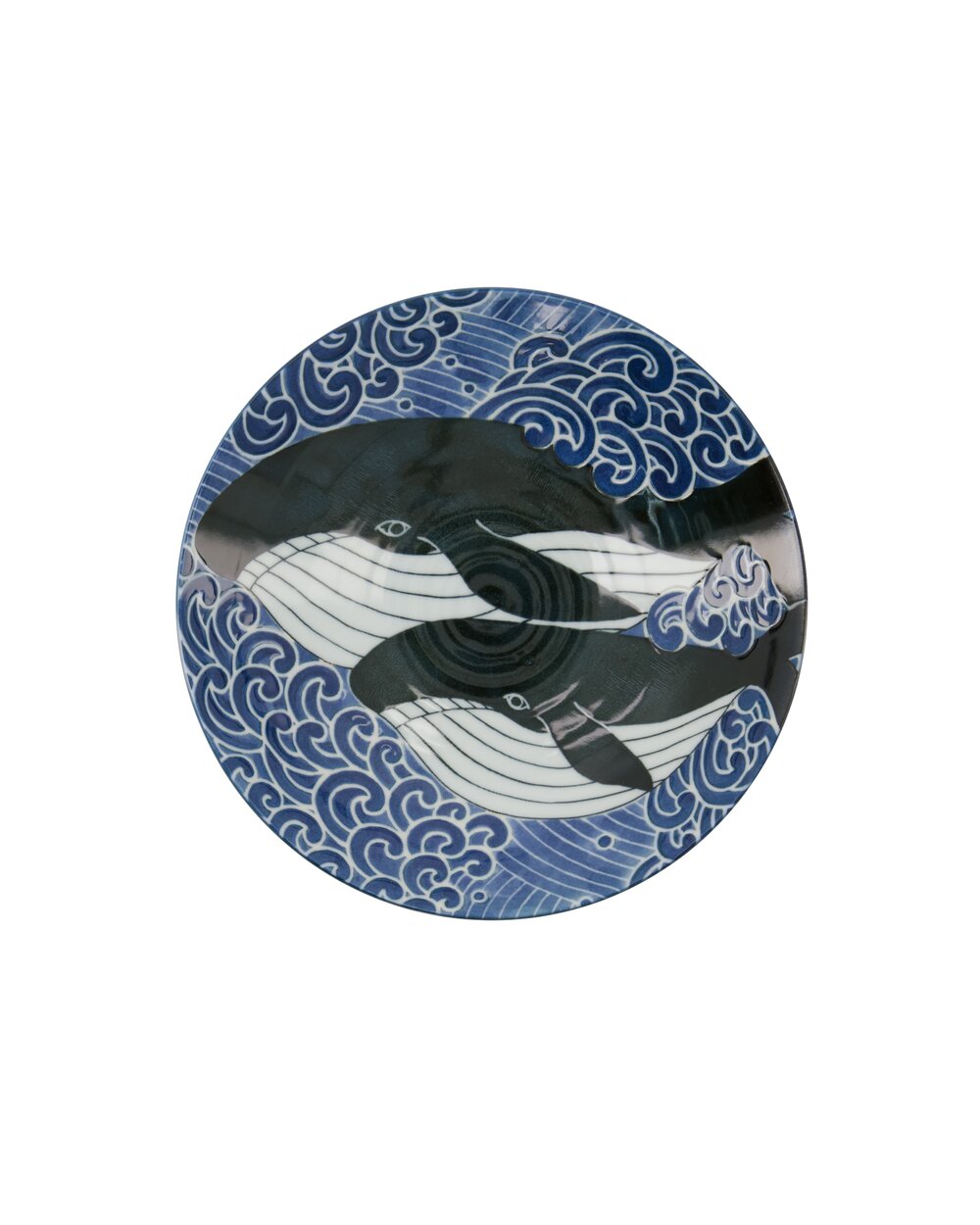 Kawaii Mori Whale pastatallerken - Ø21,7 cm.