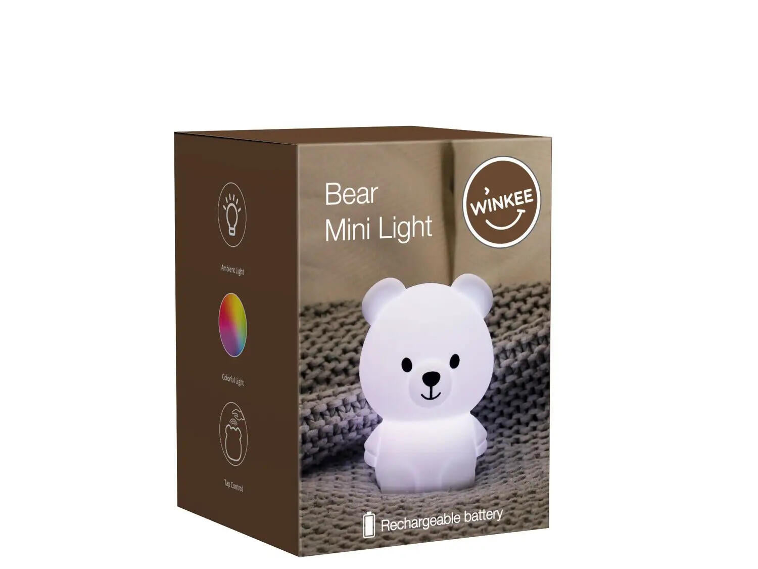 Bear Mini bordlampe - hvid