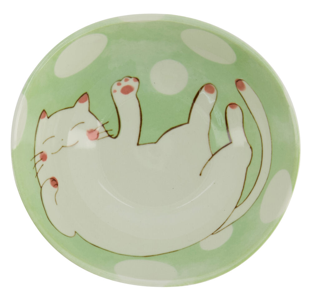 Neko Maruke Cat skål, grøn - 330 ml