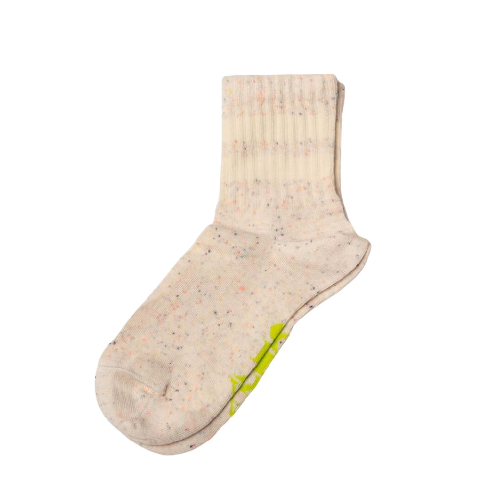 Antwerpen strømper - Freckled Ivory NEPS/Angora White
