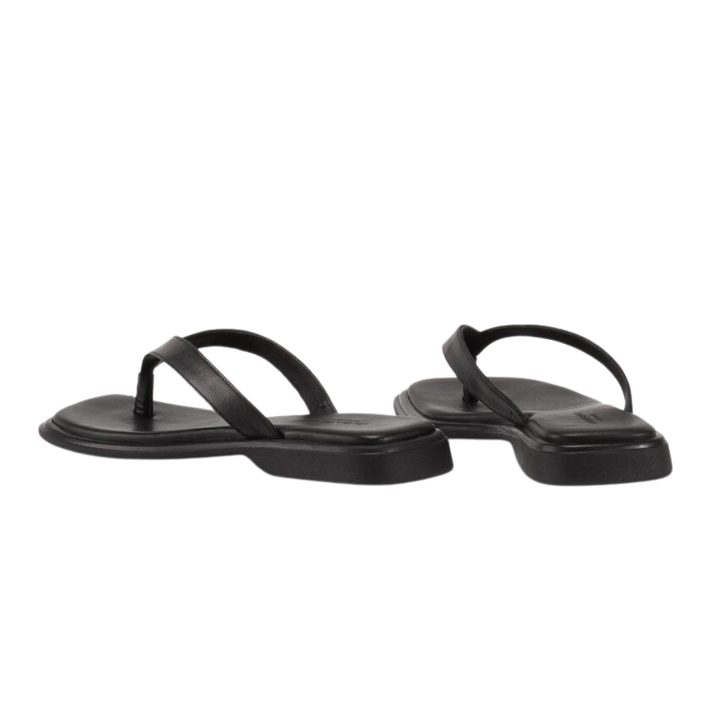 Izzy Leather klipklapper - sort