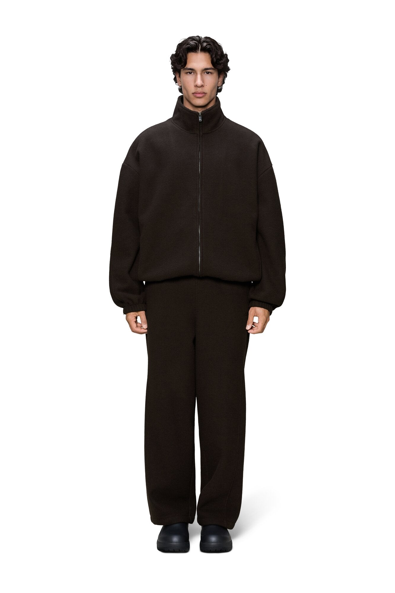 Fleece Zip jakke - Bark