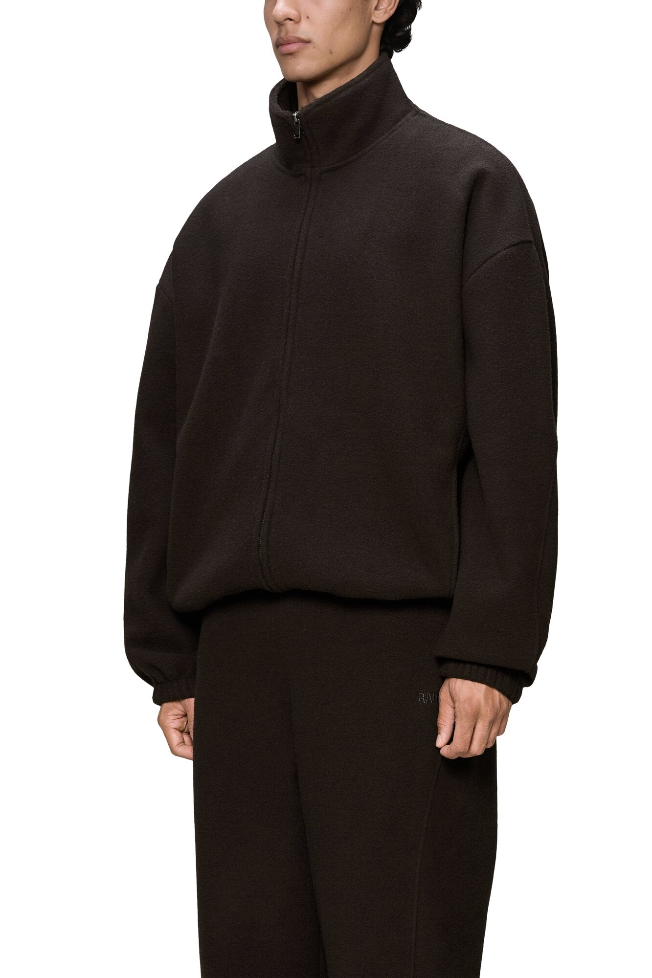 Fleece Zip jakke - Bark