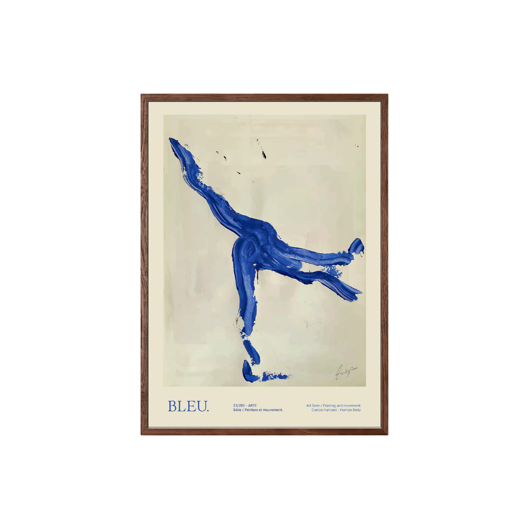 TPC x Lucrecia Rey Caro Bleu plakat m. træramme - 50x70 cm.
