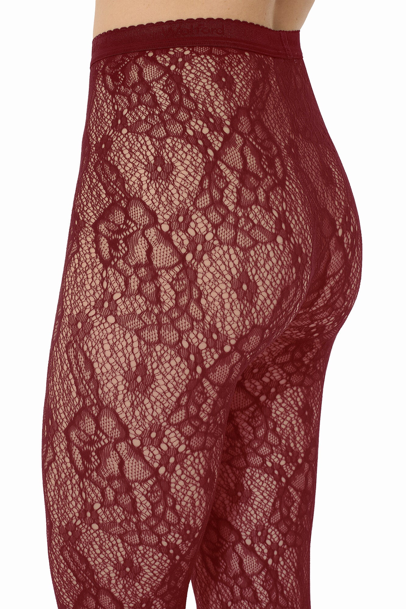 Infinite Rose Net strømpebukser - 3265 bordeaux