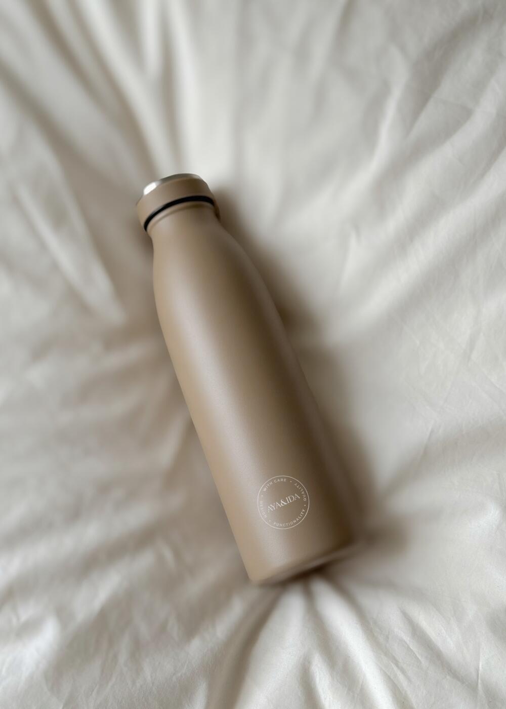 Termo drikkeflaske, Dusty Brown - 500 ml