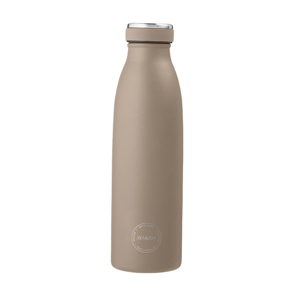 Termo drikkeflaske, Dusty Brown - 500 ml