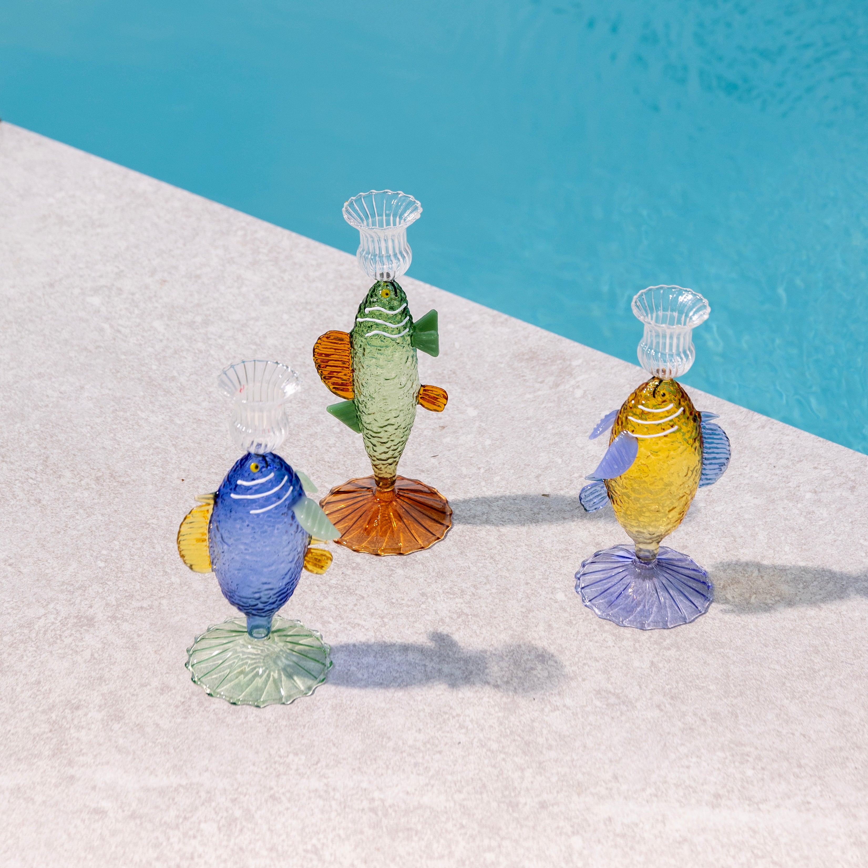 Fish lysestage - blå