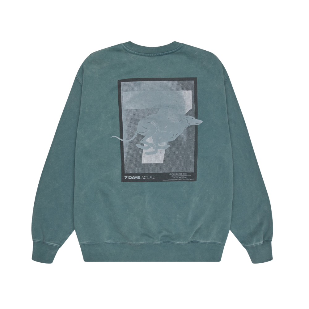 Regular sweatshirt - 065 Dusty Green