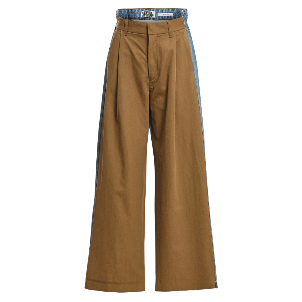 Krisp Fabric Mix jeans – Combo1 camel club