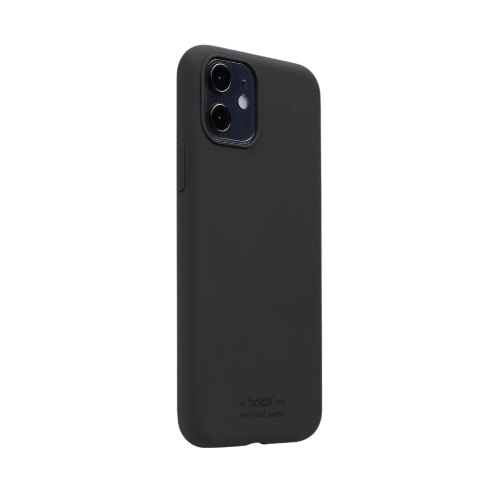 Silicone iPhone cover, iPhone 11/XR - sort