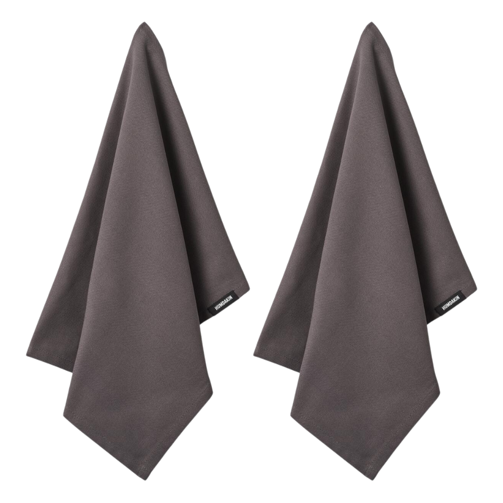 Organic viskestykker, 2 stk - 255 Steel Grey