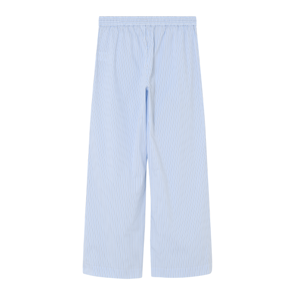 Zena Daylounge Stripe bukser - Chambray Blue