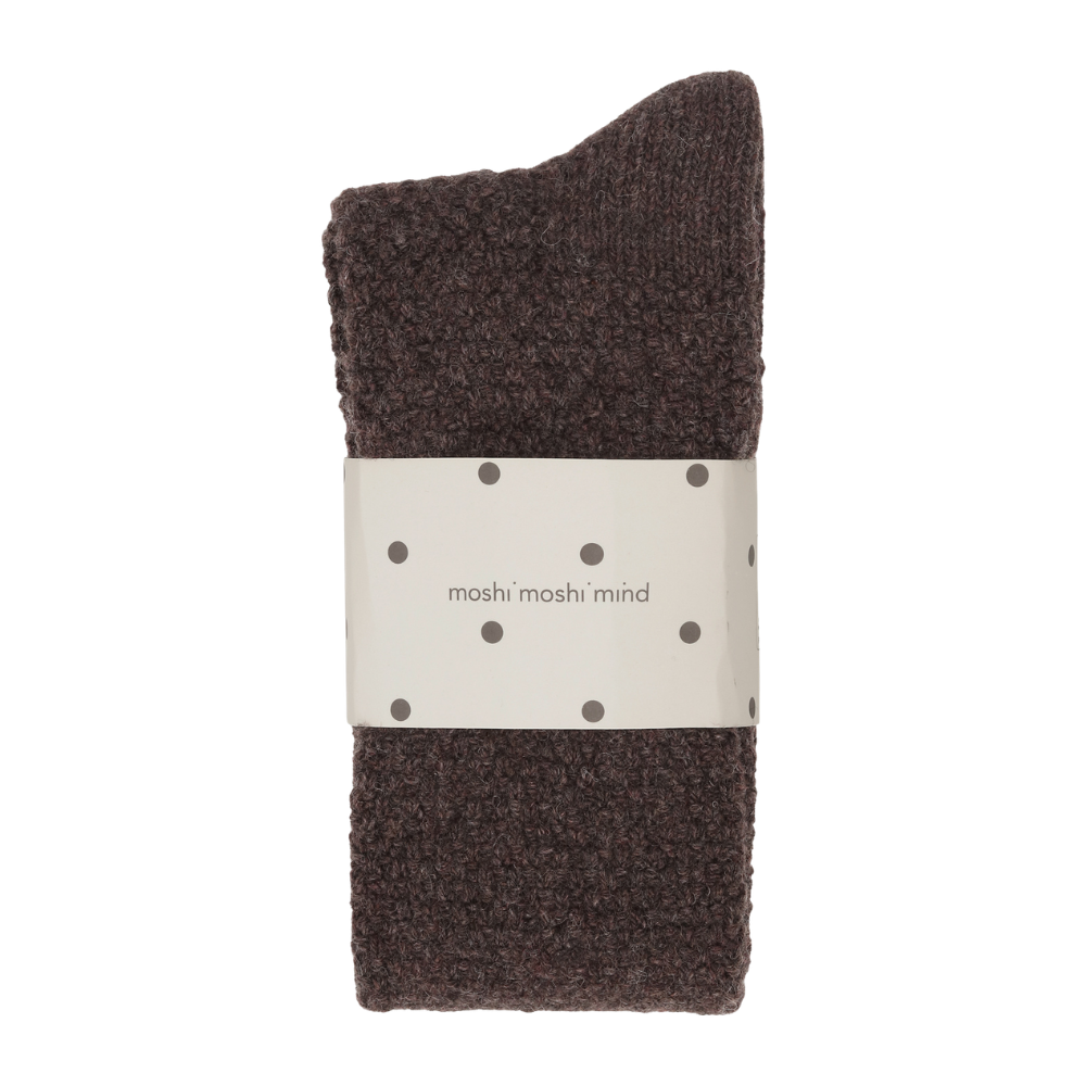 Pearly knæstrømper – Brown Melange