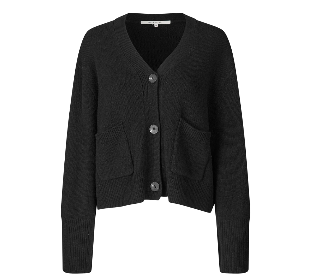 Alpha cardigan - sort