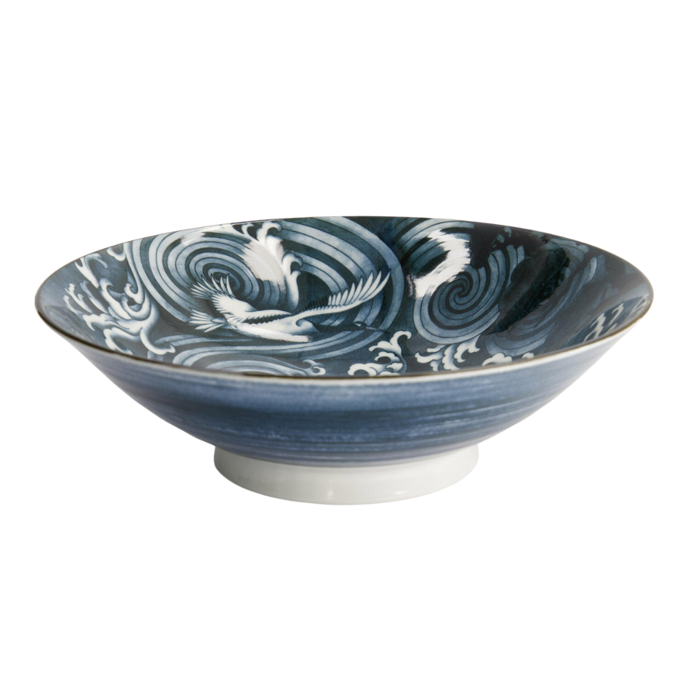 Japonism Menbachi skål, 1600 ml - Crane