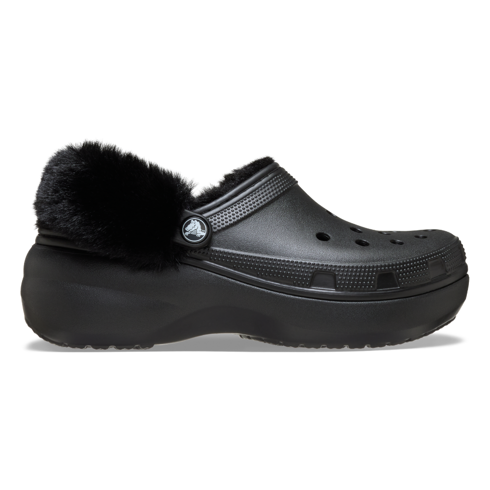 Classic Platform Fuzz Lined clogs - sort