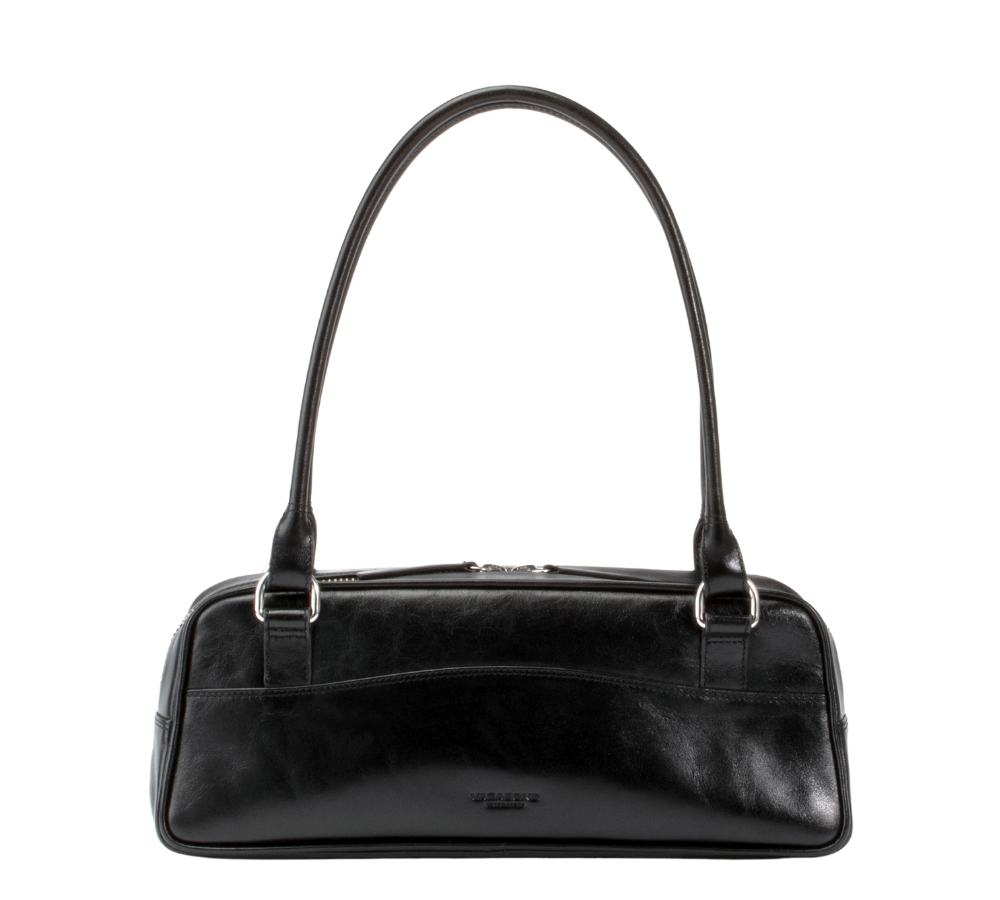 Nomi Mini lædertaske - sort