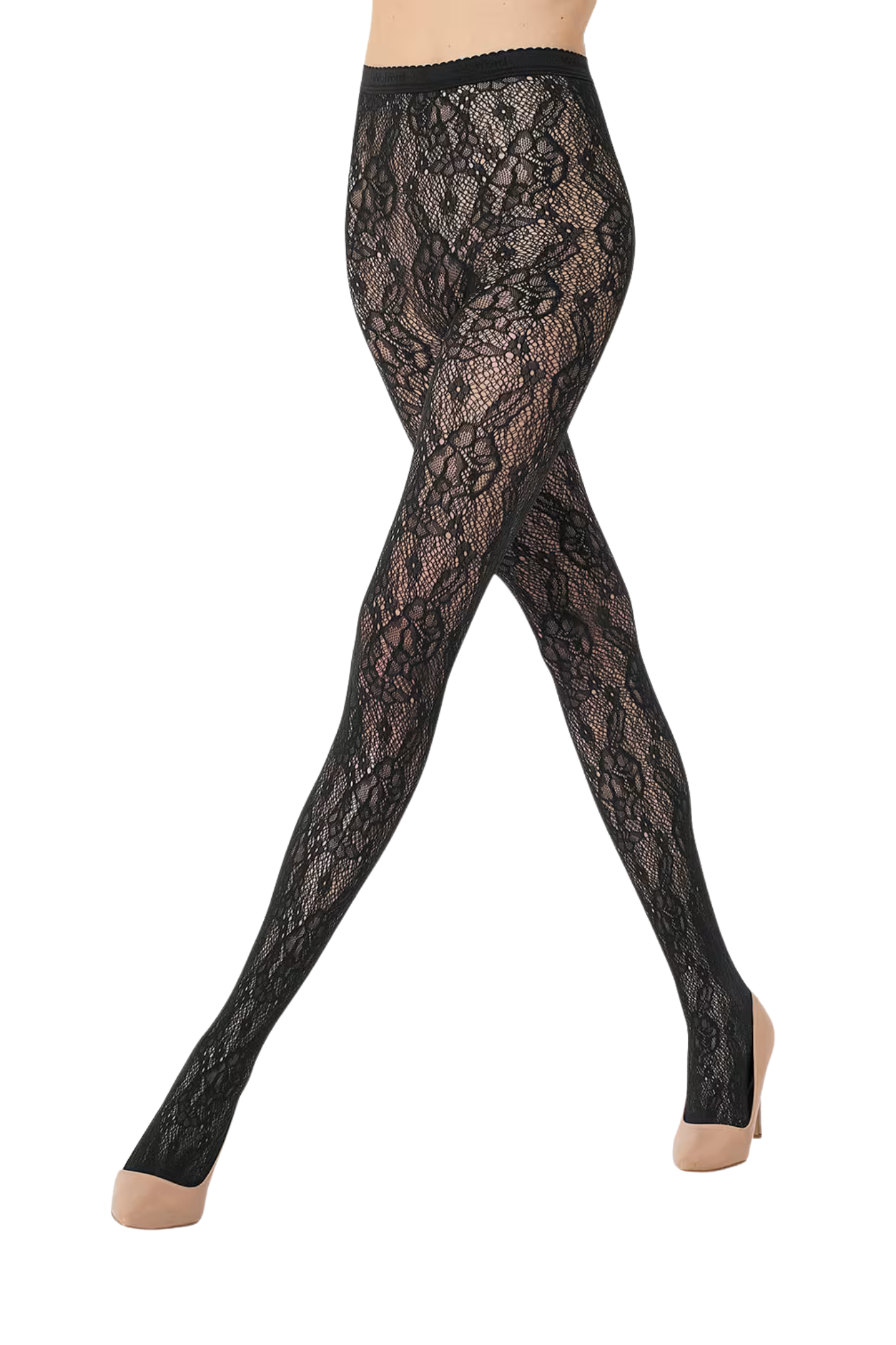 Infinite Rose Net strømpebukser - 7005 black