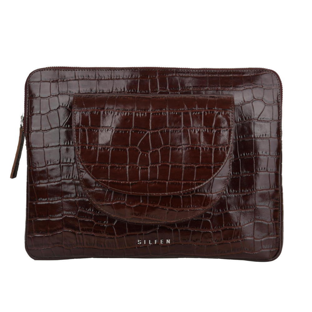 Selma computer sleeve – brun