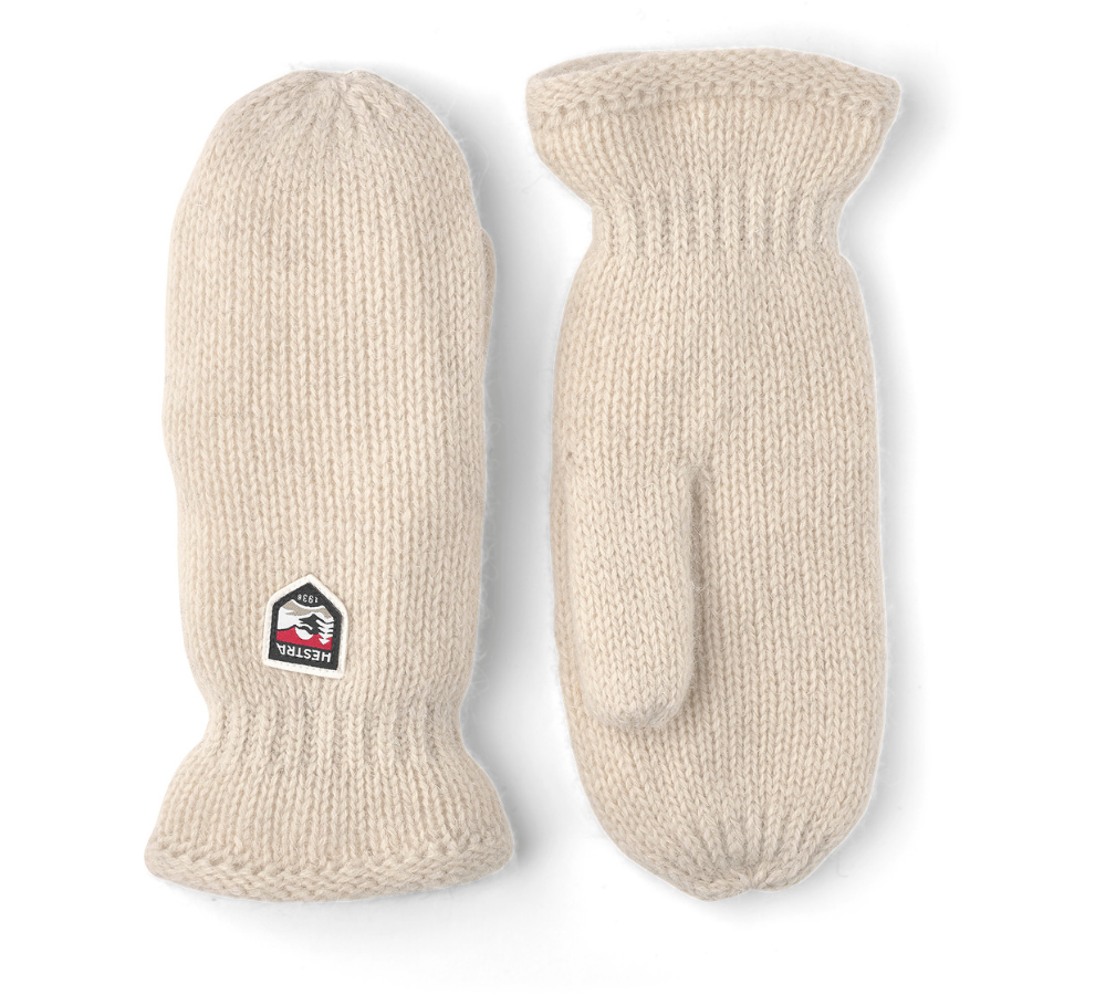 Basic uld luffer - råhvid