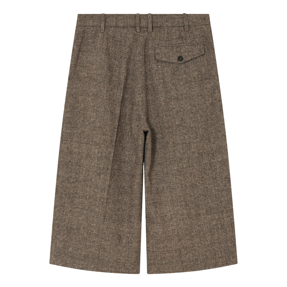 Heri Tartan culottebukser - Brown Check