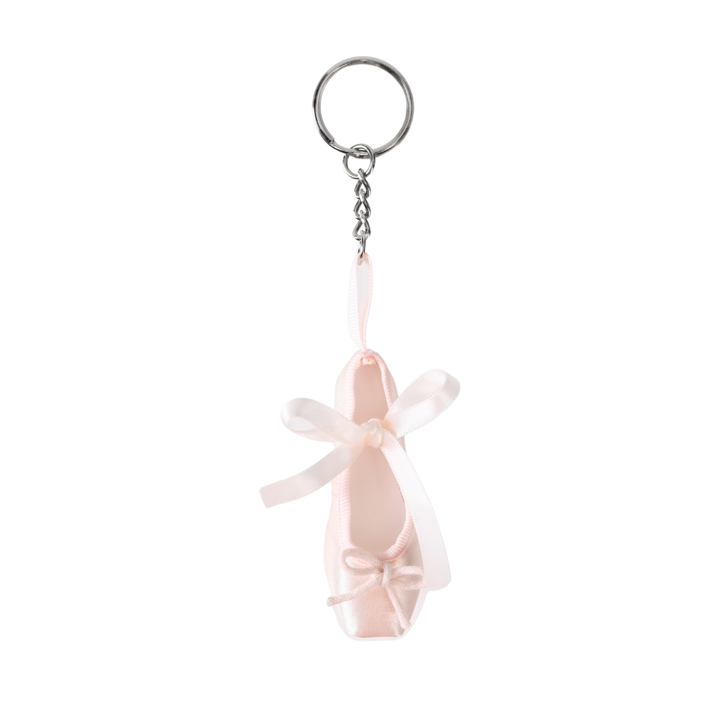 Ballerina nøglering - pink