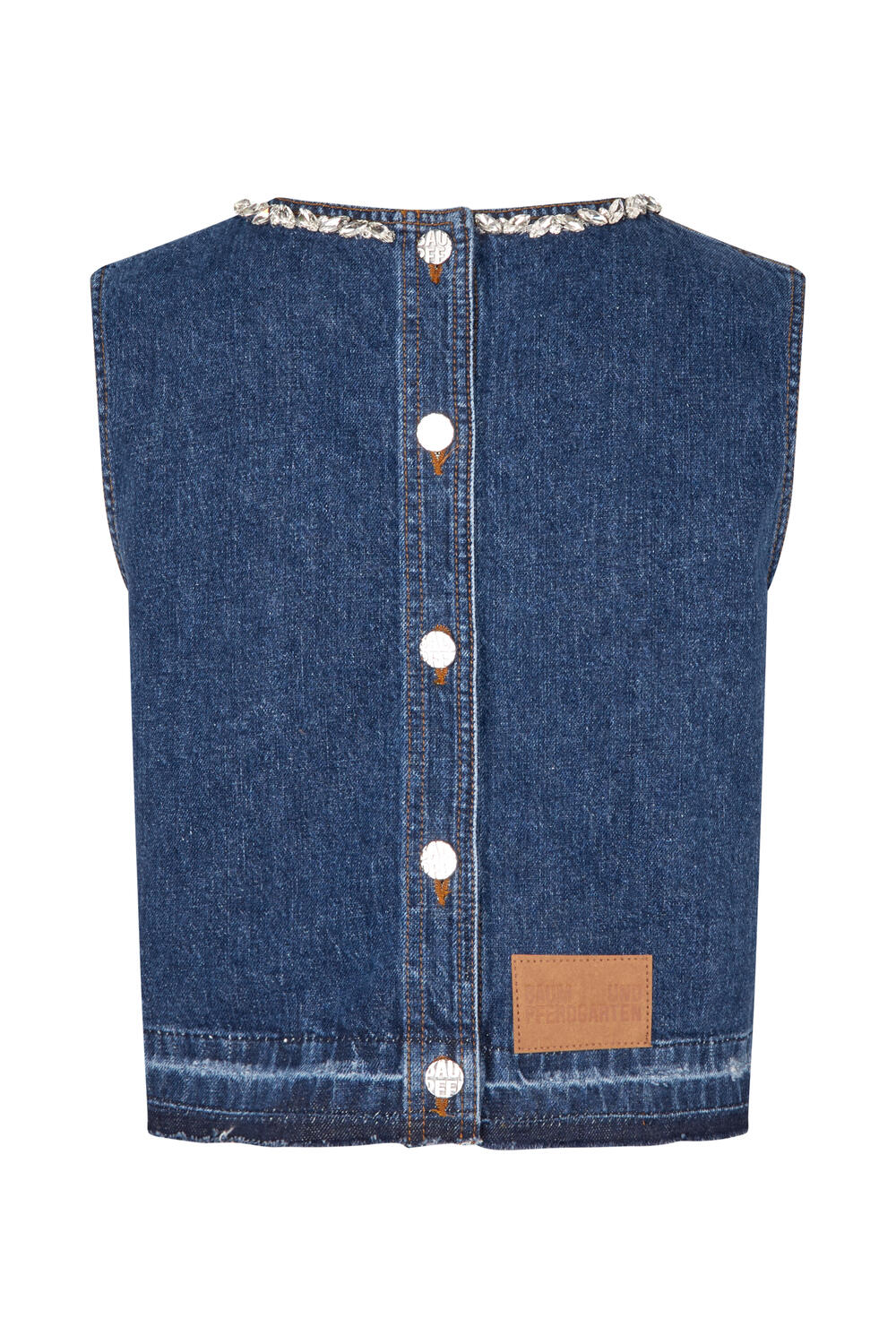 Medine denimtop - Dark Blue Denim