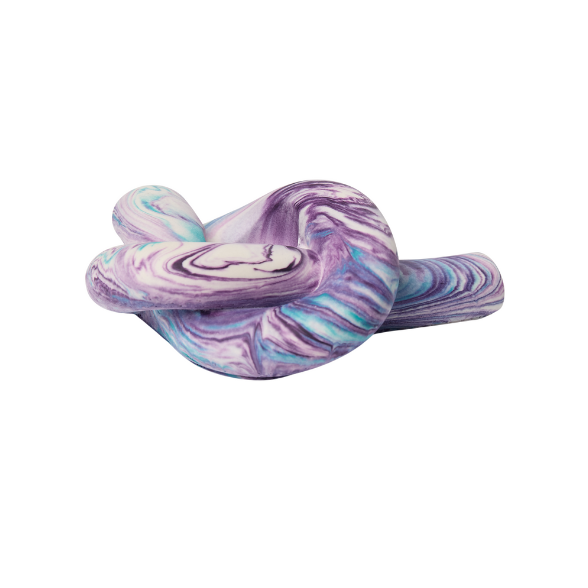 Knotty lysestage - emerald/lilla