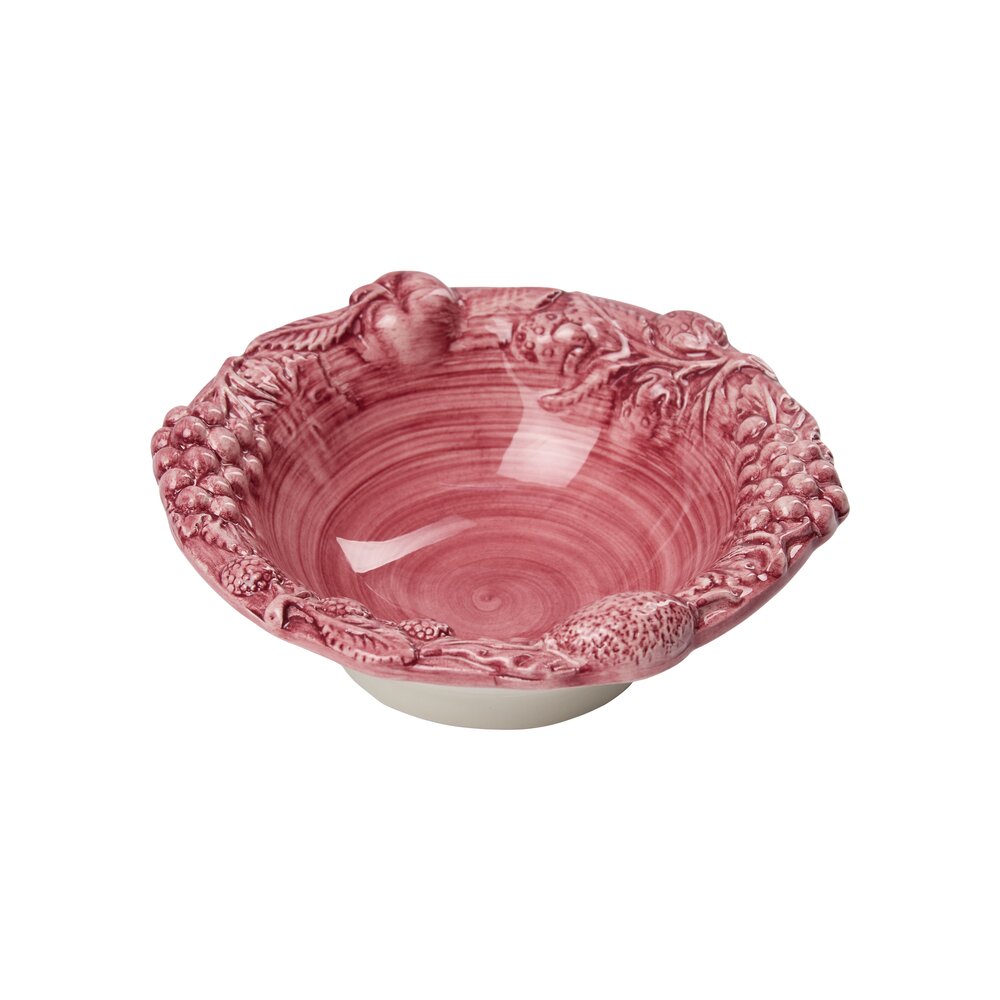 Frugt skål, rød - Ø16 cm.