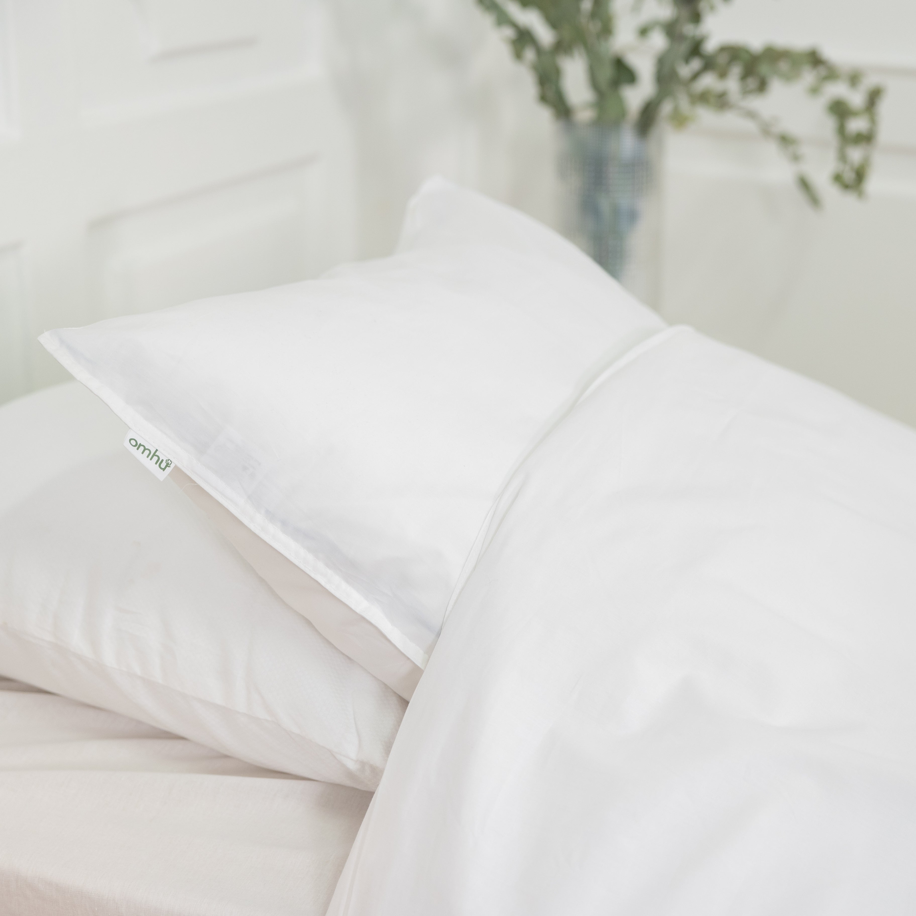 Percale sengetøj - hvid