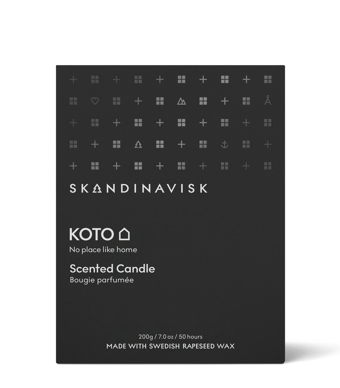 Koto duftlys, 200g. - Black