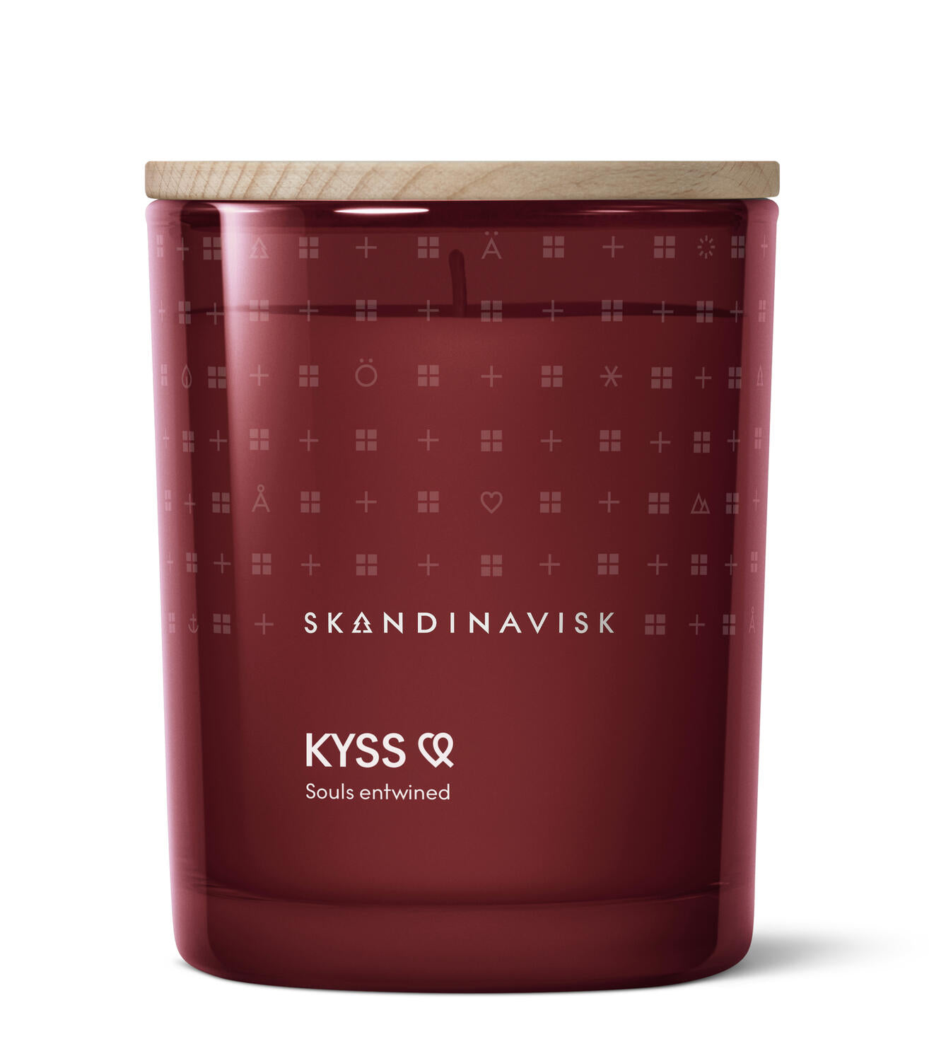 KYSS duftlys, 200g - Cherry red