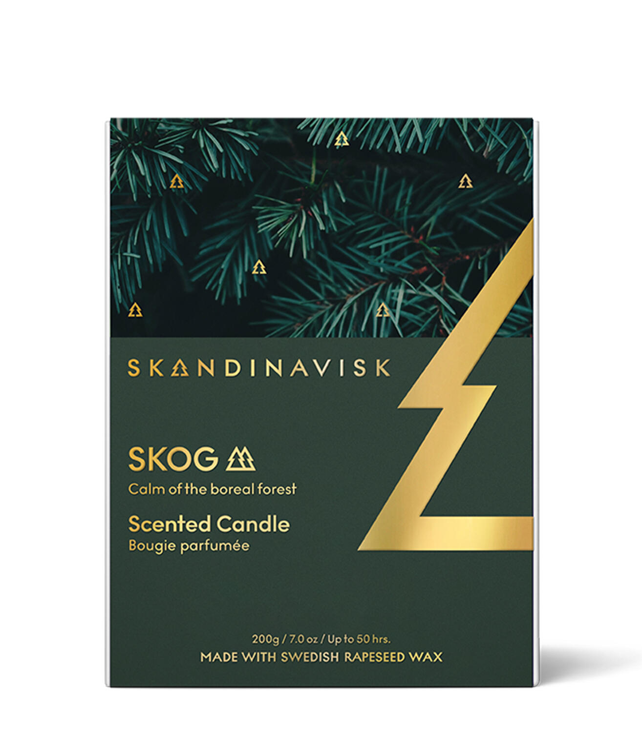 Skog Special Gold Edition duftlys - Forest Green