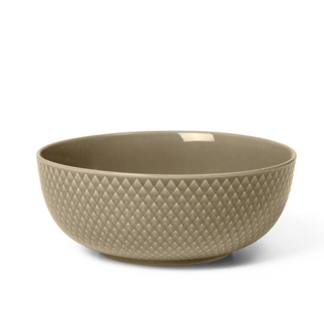 Rhombe Earth Skål, clay - Ø15.5 cm.