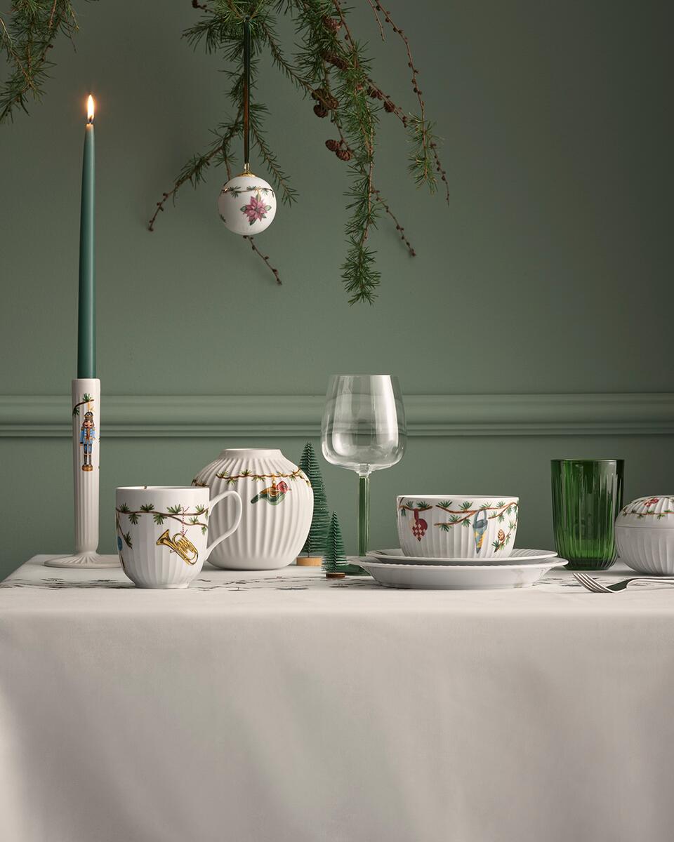 Hammershøi Christmas skål, hvid - Ø: 12 cm.