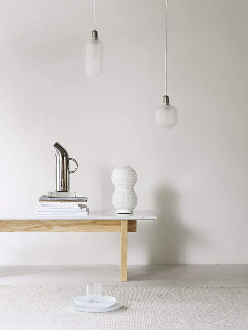 Puff Twist bordlampe - hvid