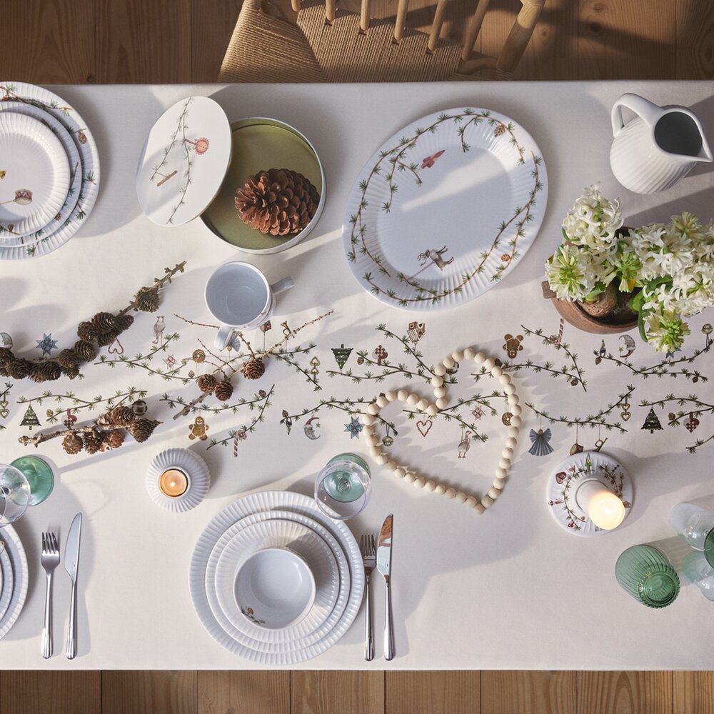 Hammershøi Christmas opbevaringsdåser, hvid - 2 stk.