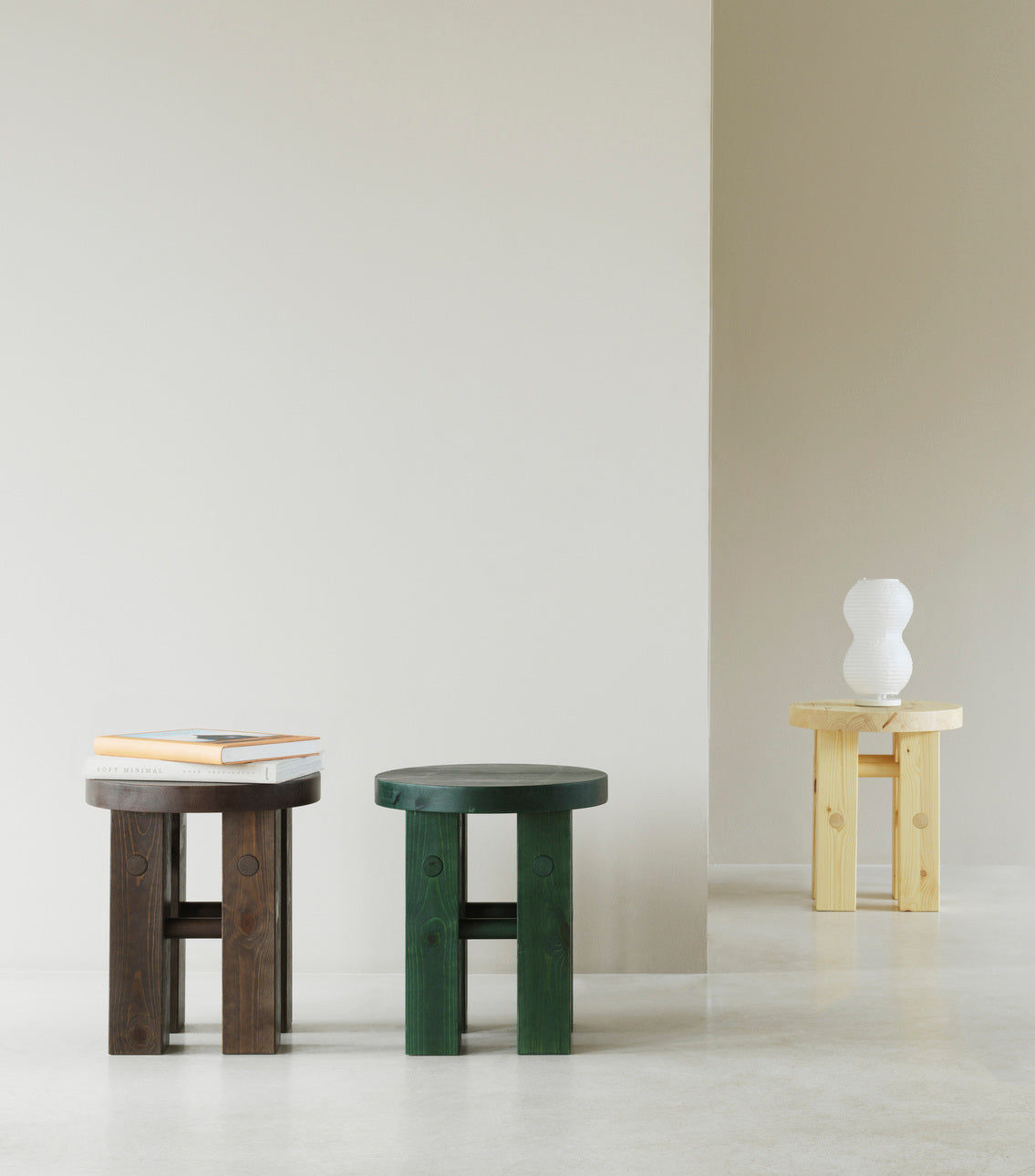 Puff Twist bordlampe - hvid