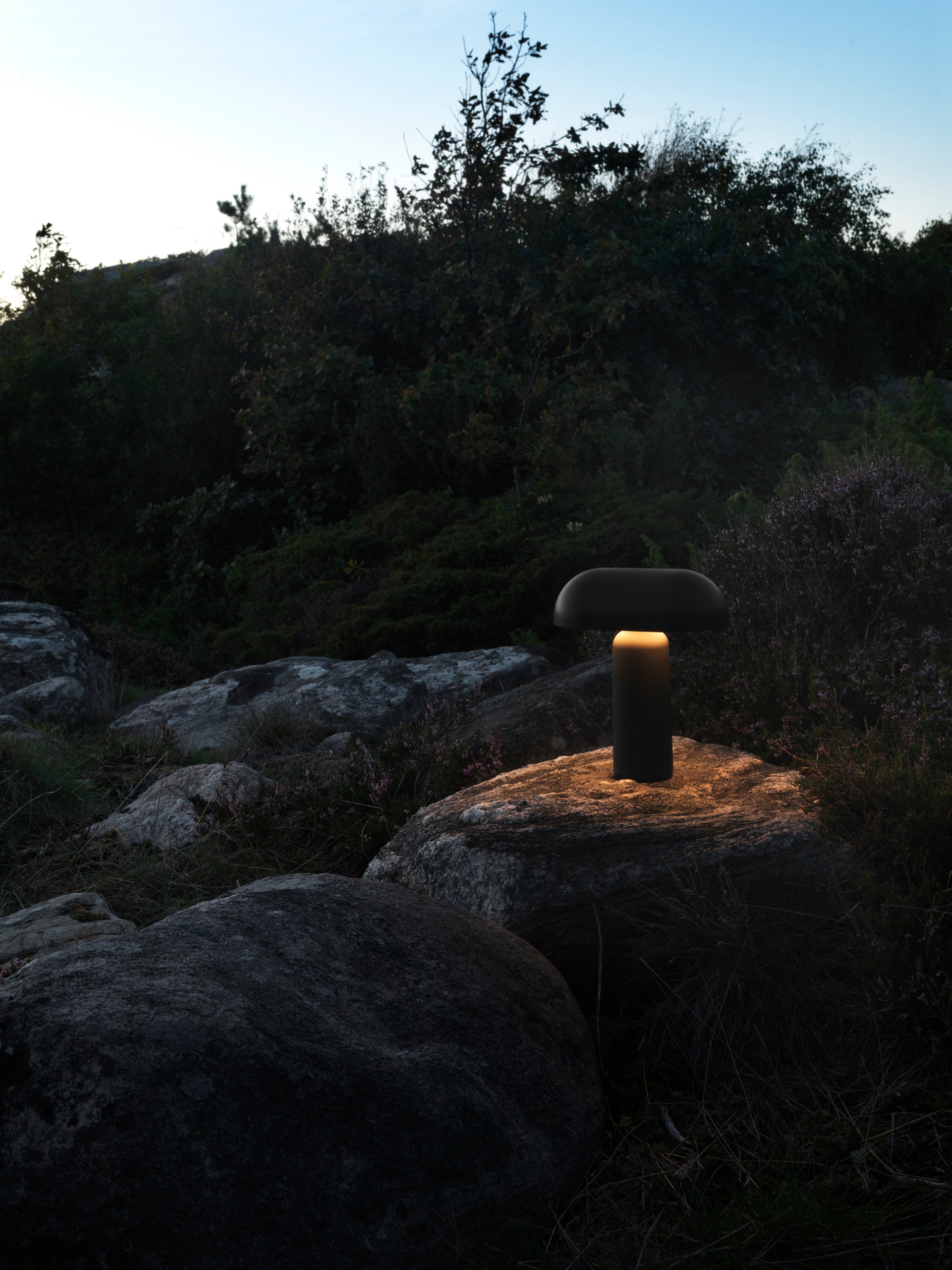 Porta bordlampe - sort