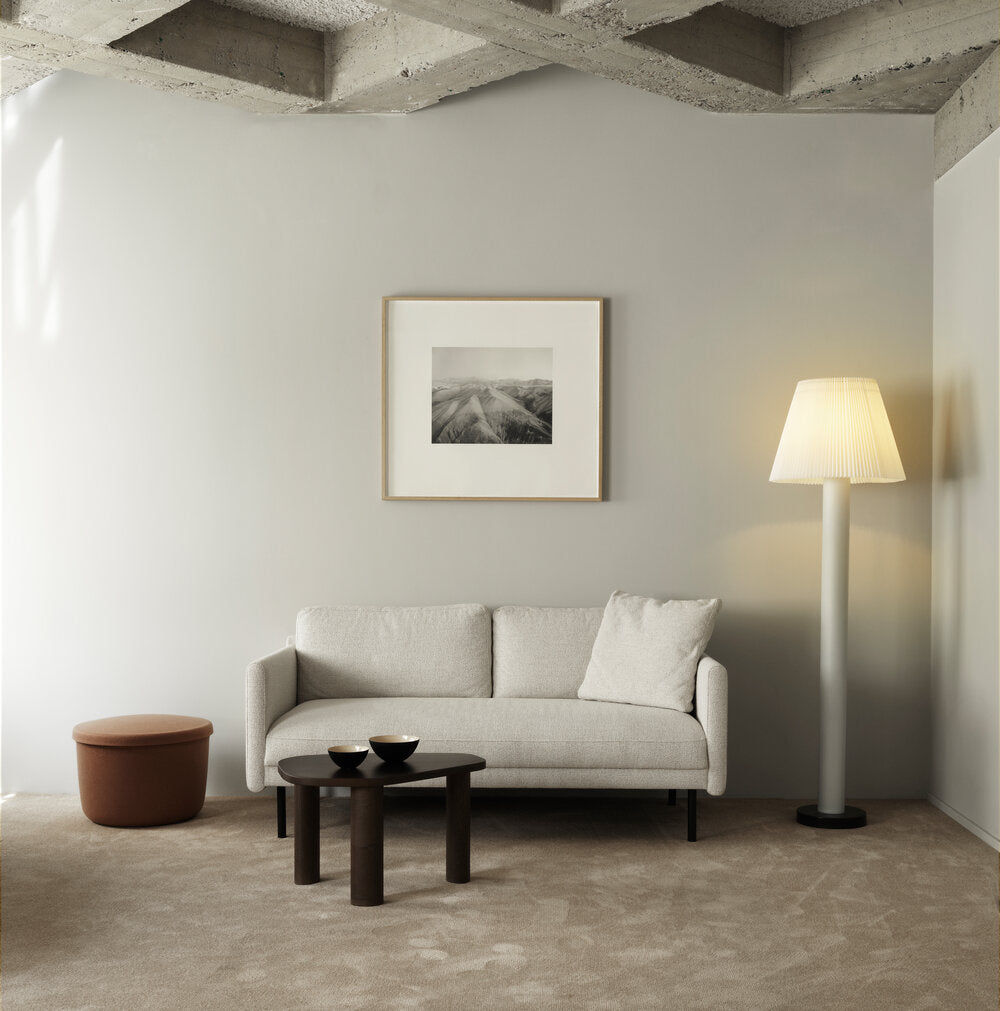Cellu gulvlampe - hvid