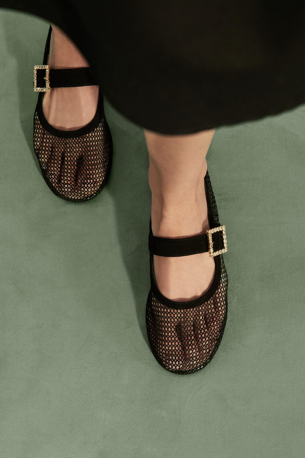 Georgien ballerinasko - Black Net