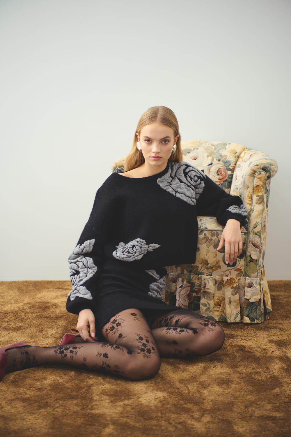 GZrosaly nederdel - sort