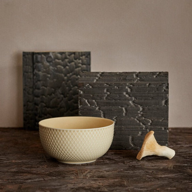 Rhombe Earth Skål, marble - Ø13 cm.