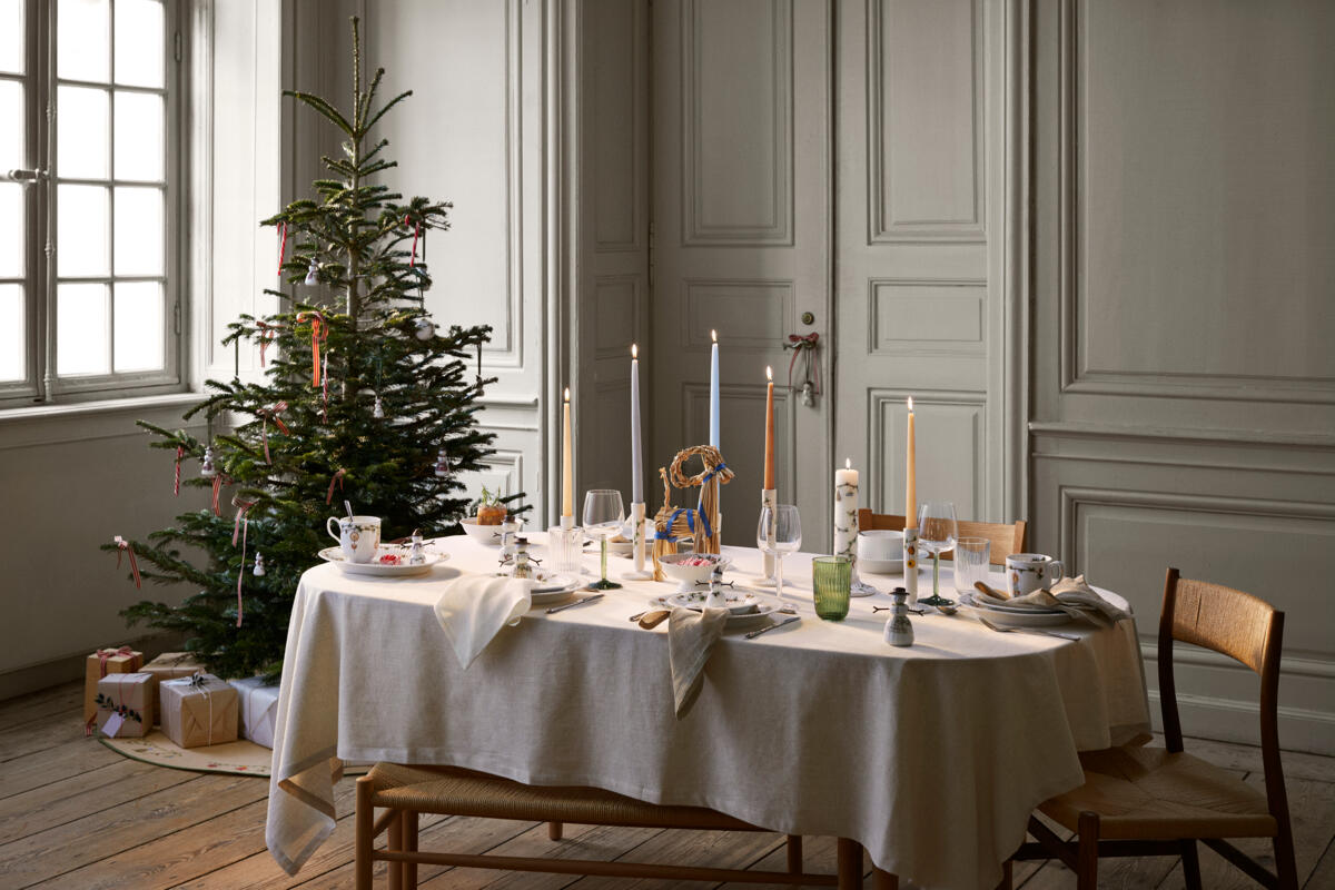 Hammershøi Christmas Juletræstæppe, sand - Ø130 cm.