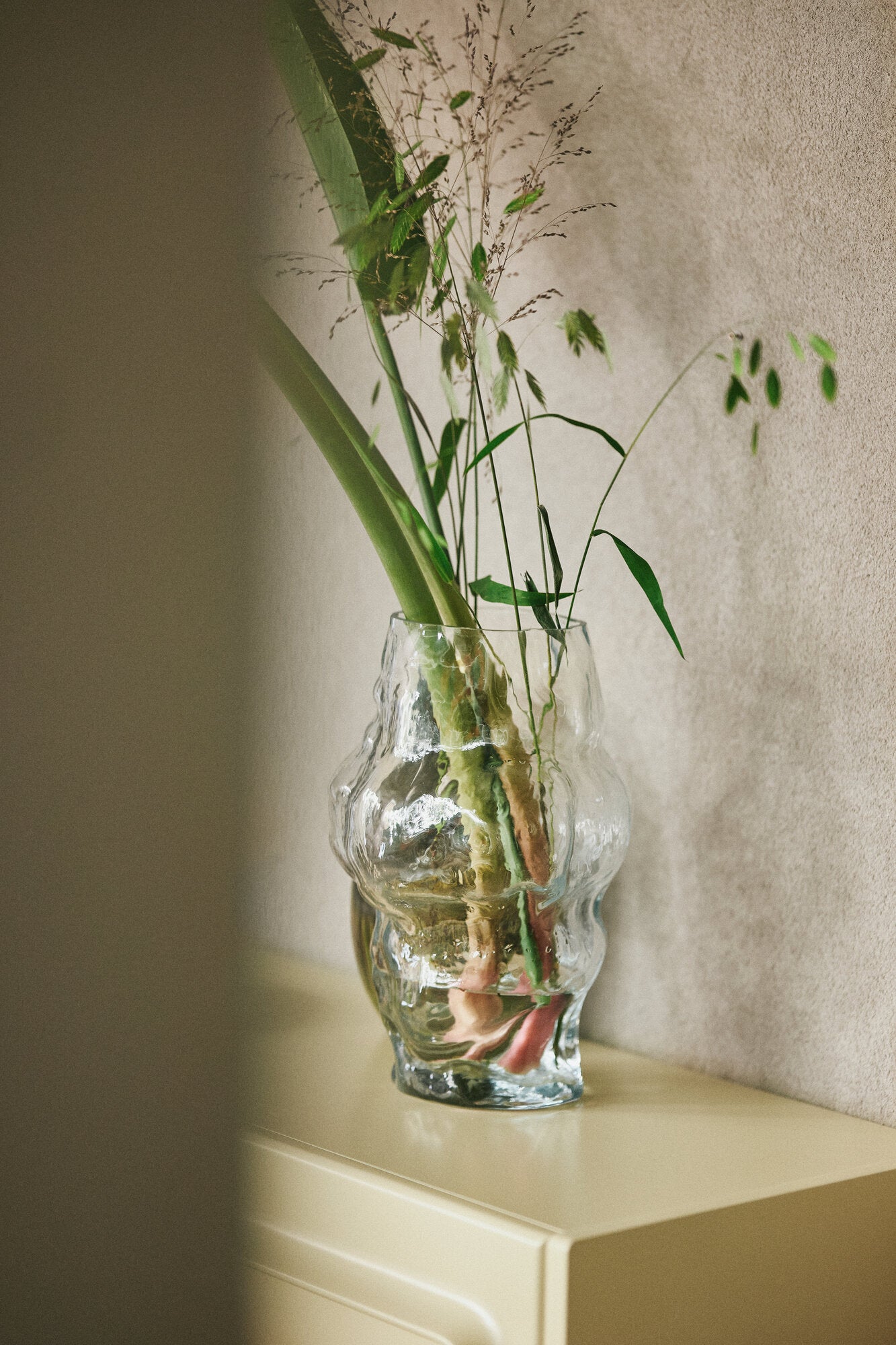 Cloud vase, klar - H36 cm